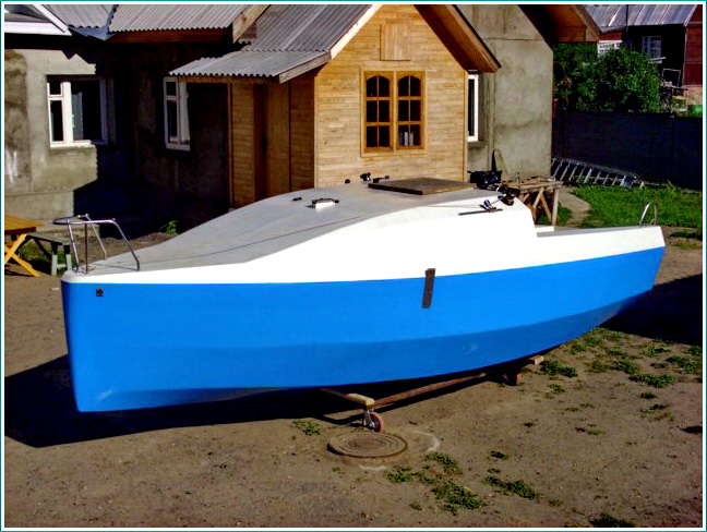 Проект моторной лодки 4 метра в стиле ретро. Построить самодельную мотолодку из фанеры